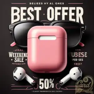 Pink Airpod Case Poster