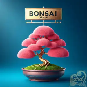 Pink Bonsai Poster