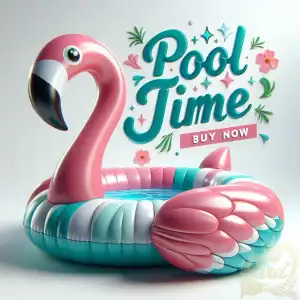 pink flamingo pool float