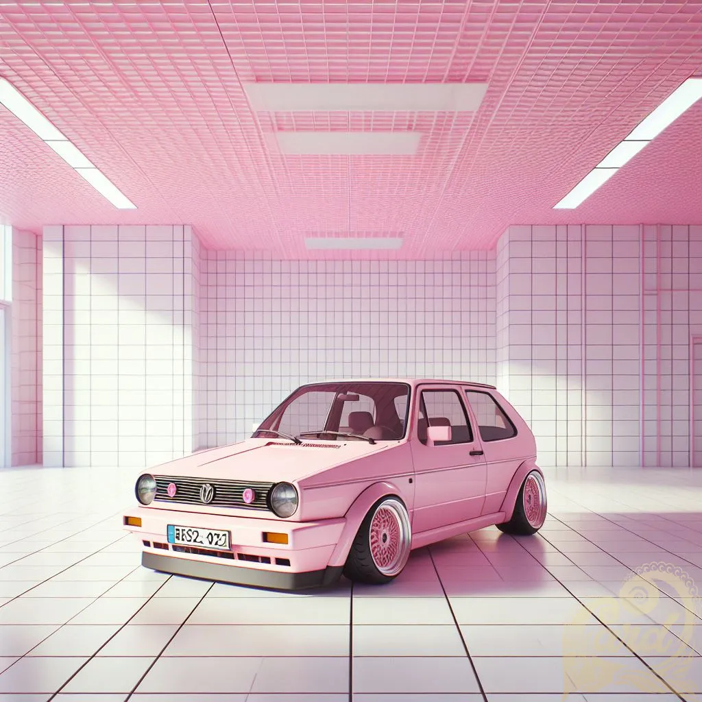 pink Volkswagen