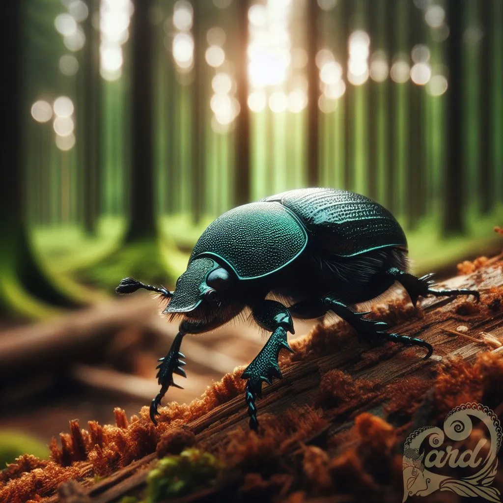 portrait of ground beetle