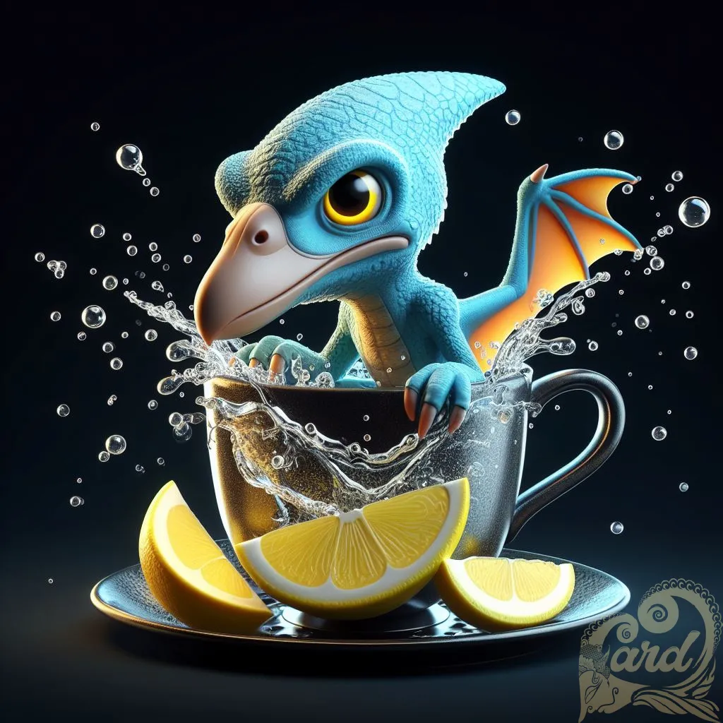 Pterodactyl in cup