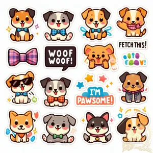 Puppy Sticker Collection