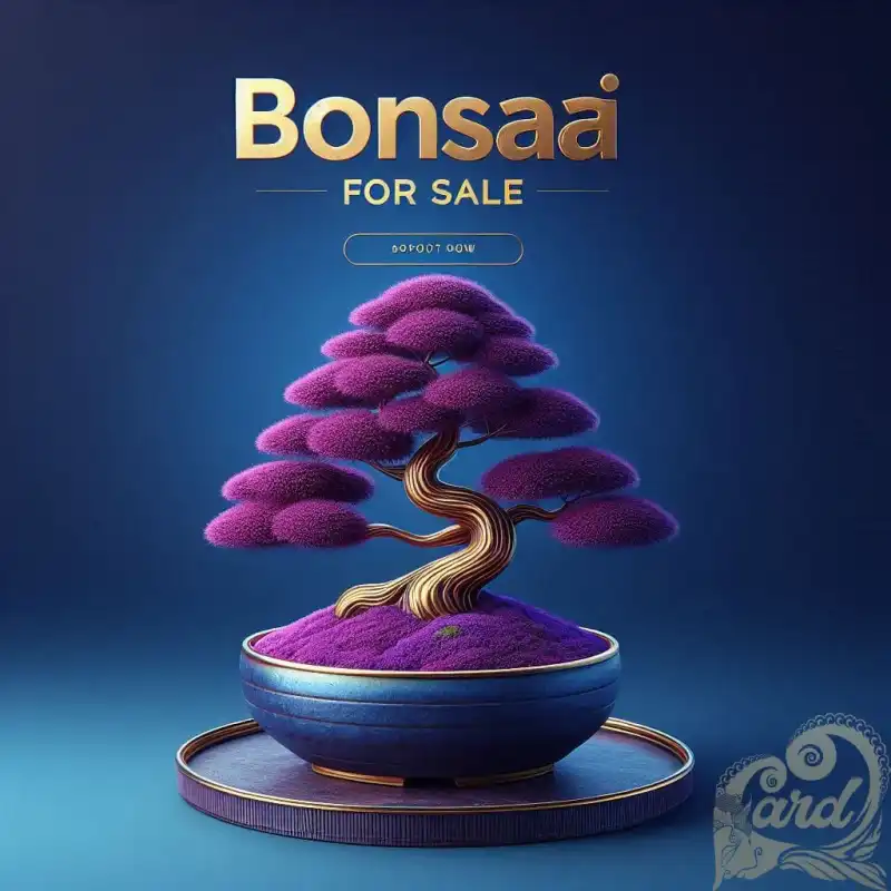 Purple Bonsai Poster