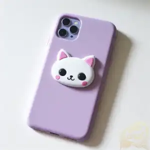 Purple Cat Phone Case