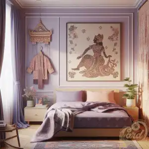 Purple Ethic Bedroom
