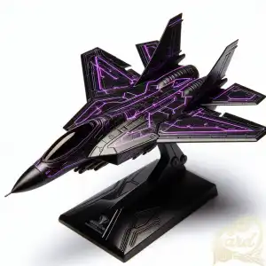 purple fighter jet