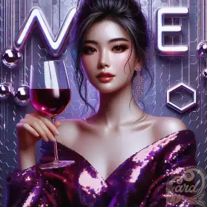 Purple gown wine