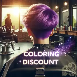 Purple Hair Dye Poster