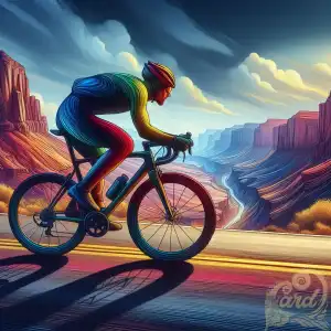 Race bike at Grand Canyon