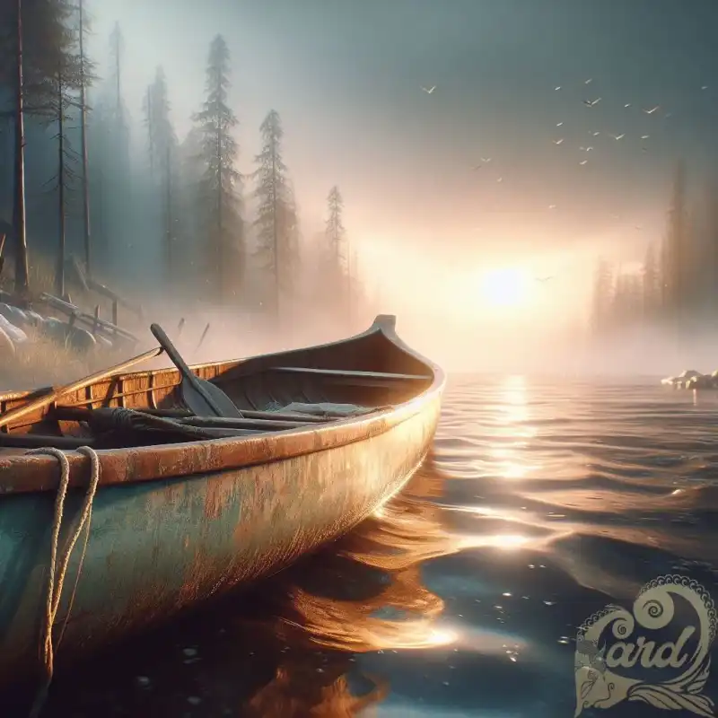 Realistic a Canoe
