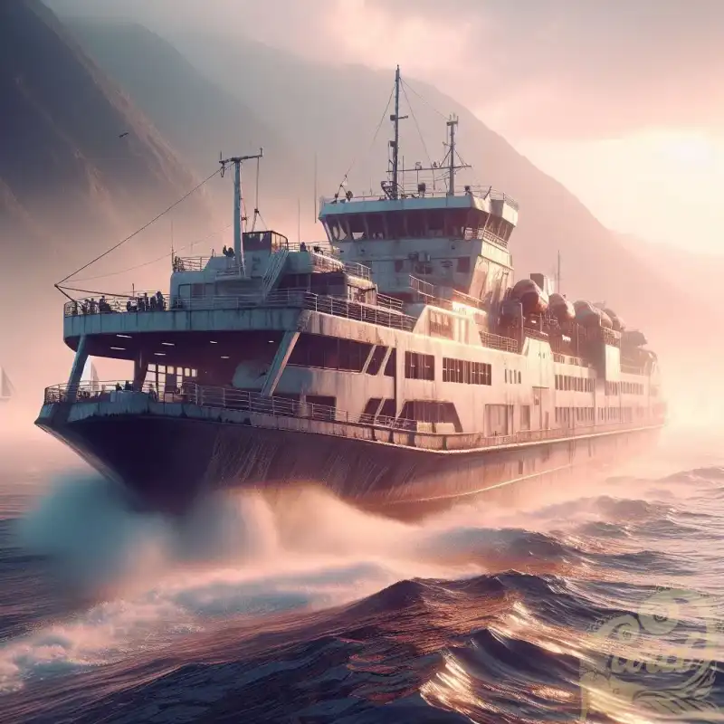 Realistic Ferry Boat