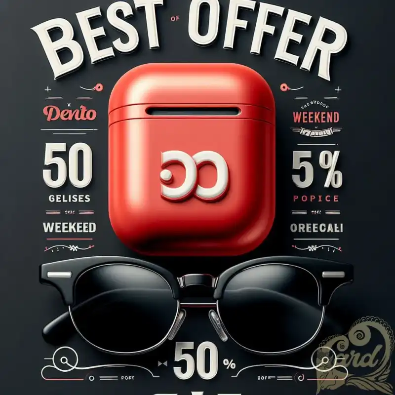 Red Airpod Case Poster