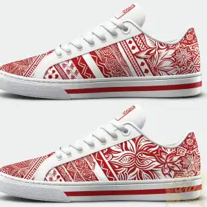 Red Batik Sneakers