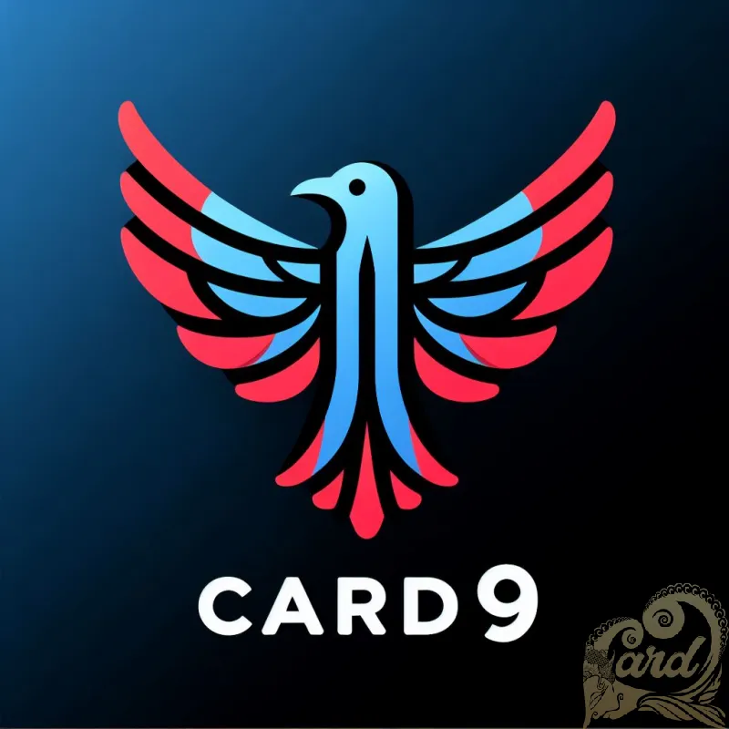red blue bird logo