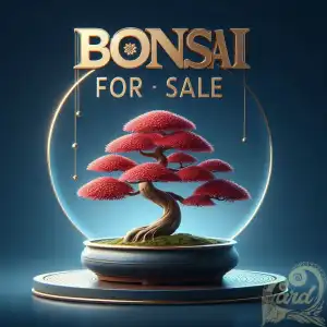 Red Bonsai Poster