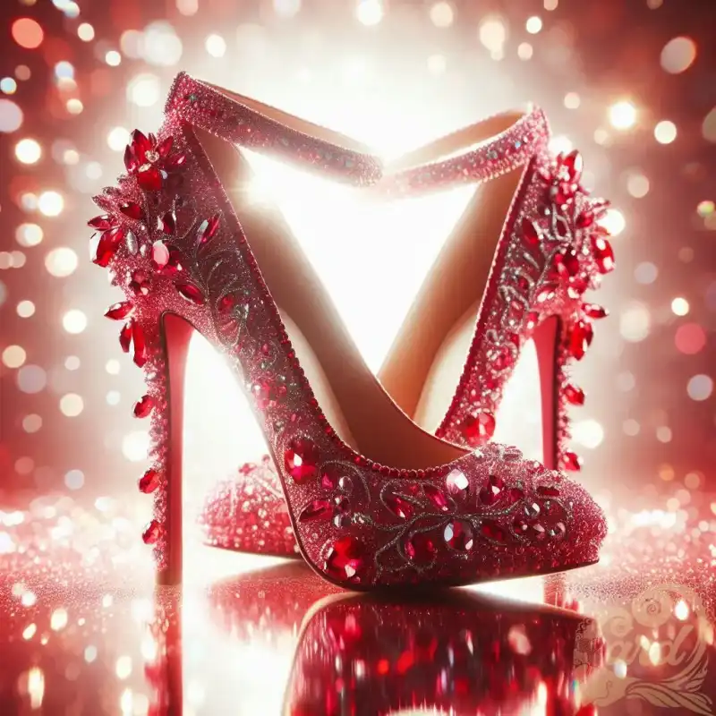 red crystal shoes