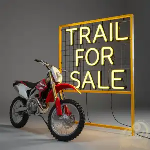Red dirt bike for sale
