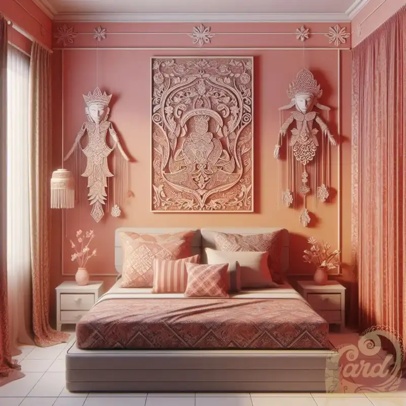 Red Ethic Bedroom
