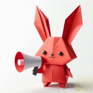 Red Rabbit Papercraft