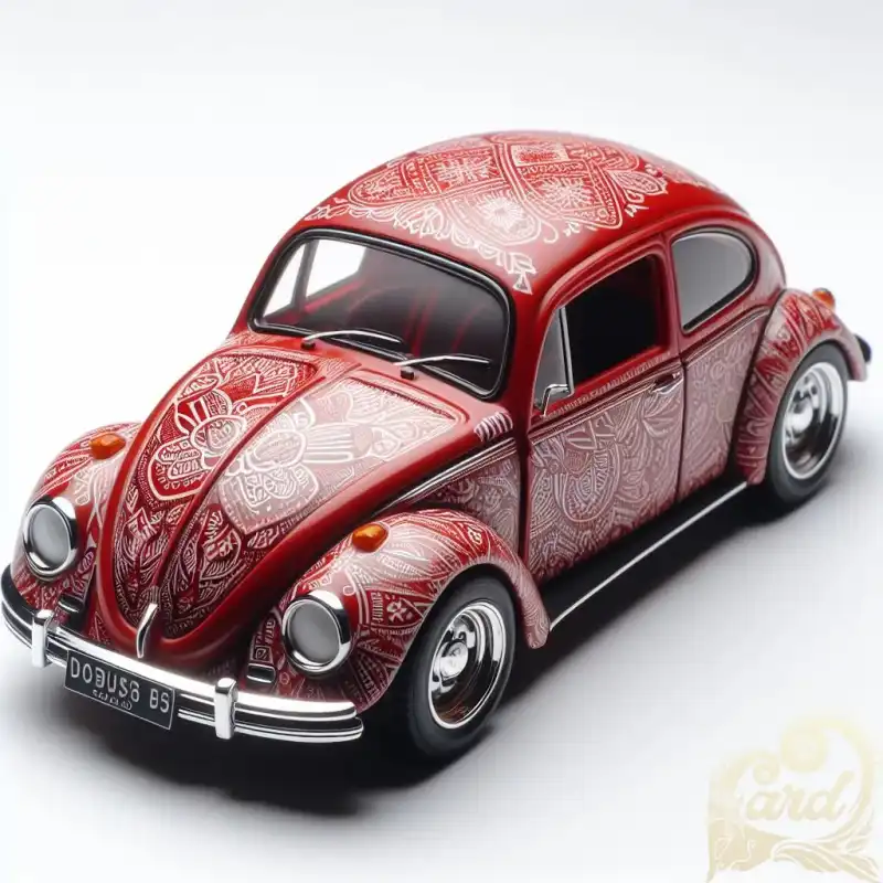 red VW Beetle car