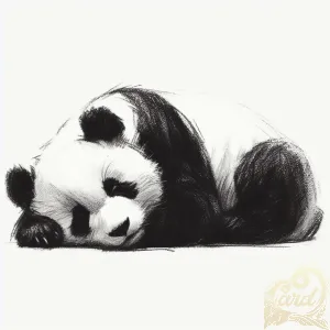 Restful Panda Sketch