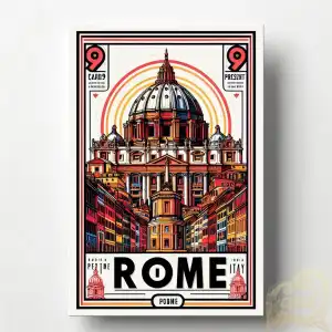 Rome view poster
