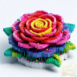 Rose flower toy 