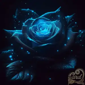 Roses glow in the dark