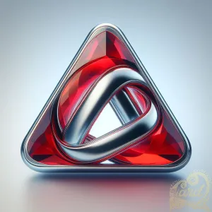 Ruby Triangle Elegance