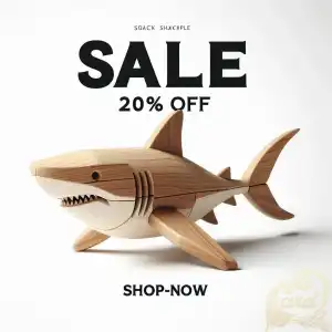 Sale Wooden shark