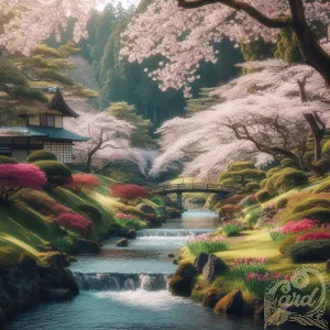 Serene Sakura Garden