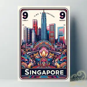 Singapore view poster