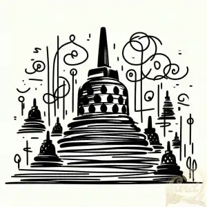 Sketch Borobuduer Tample