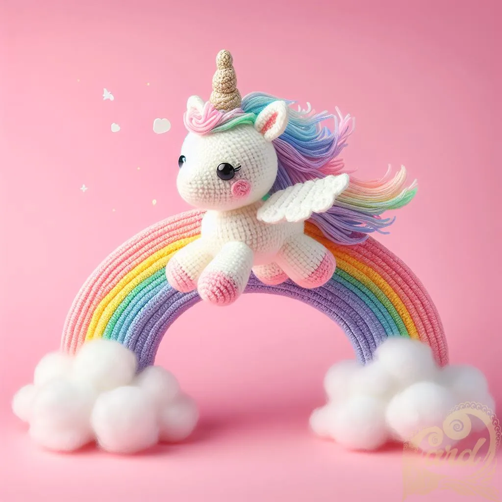 Skylar Rainbow Unicorn Plush