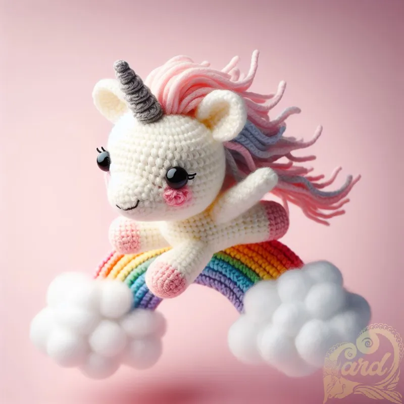 Skylar Rainbow Unicorn Plush