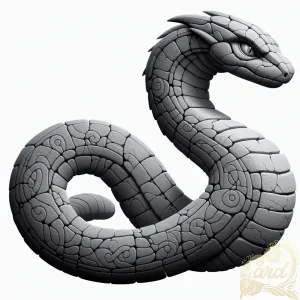 Snake Stone Carving