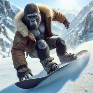 Snowboarding Gorilla Pro