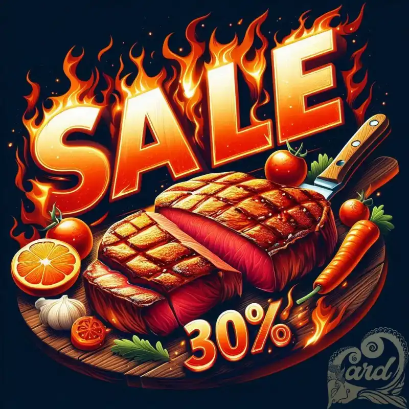 Steak Beef Poster