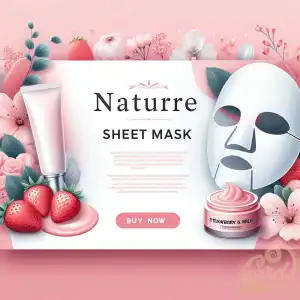 Strawbarry and Milk Sheet Mask