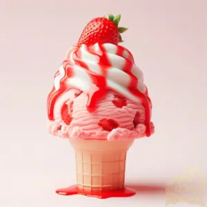 Strawberry Ice Cream Delight