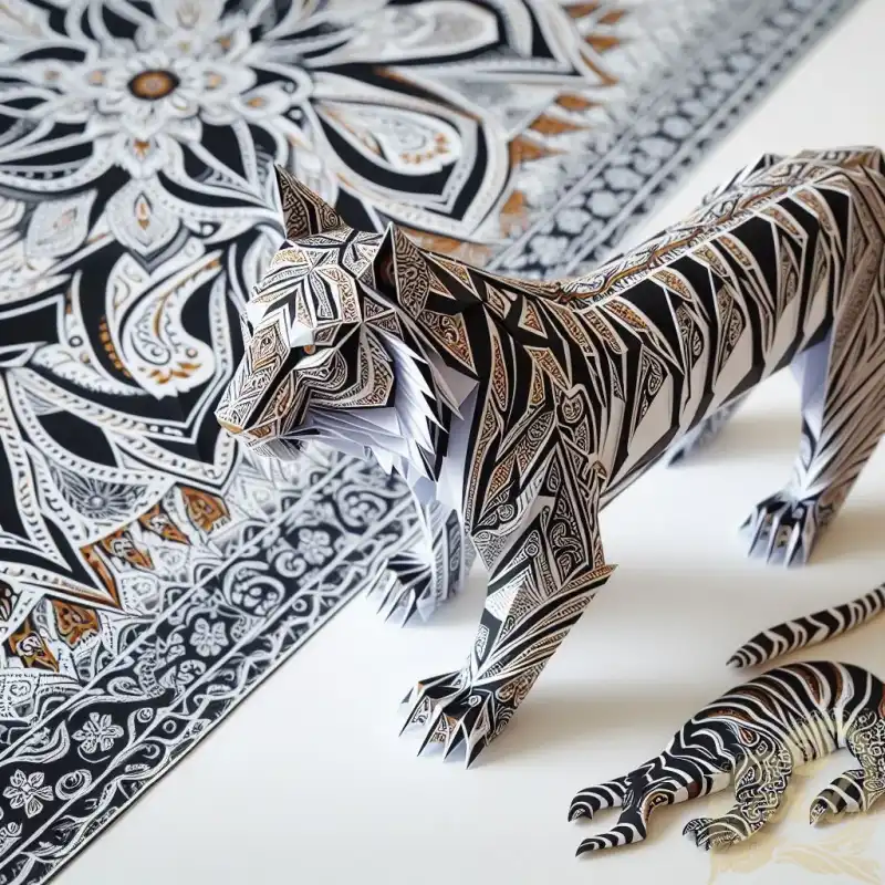 Sumatran tiger Paper