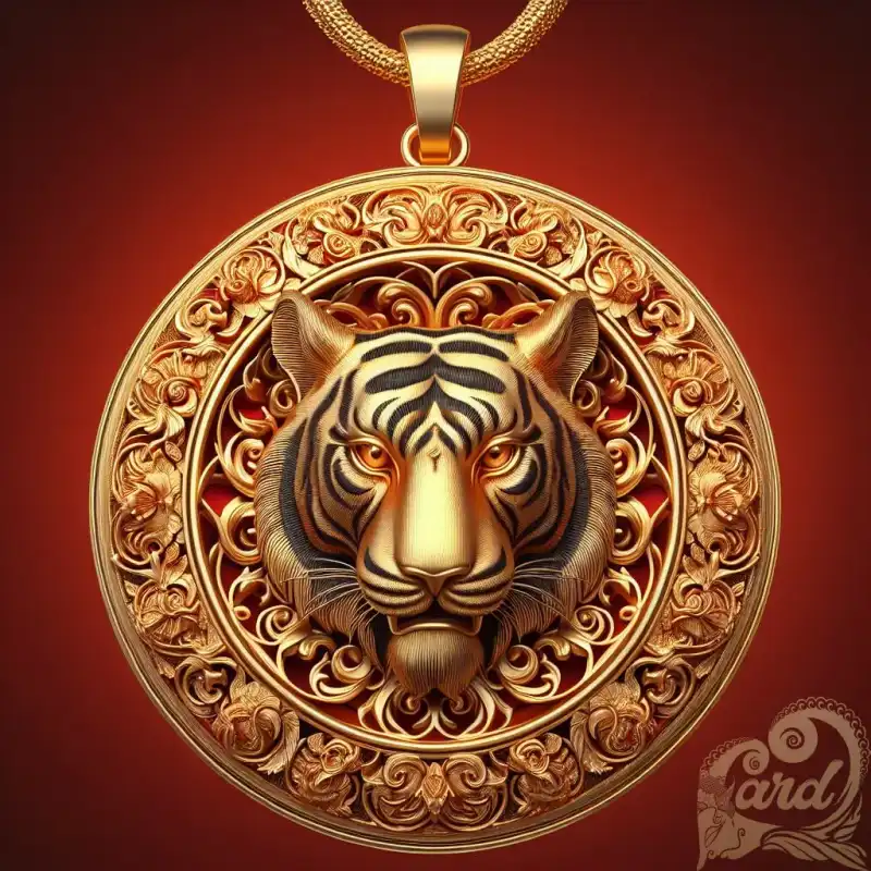 sumatran tiger pendant