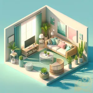 Sunny Modern Living Space