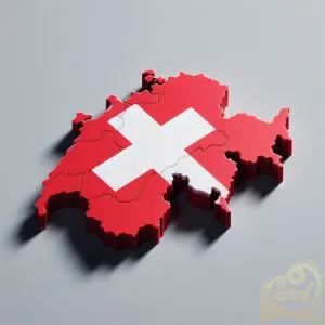 Swiss Red Map