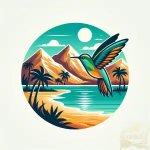 T shirt Hummingbird Mountain