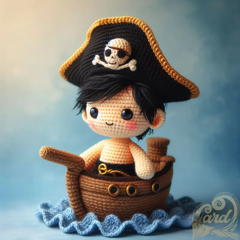 Teal Pirate Plushie