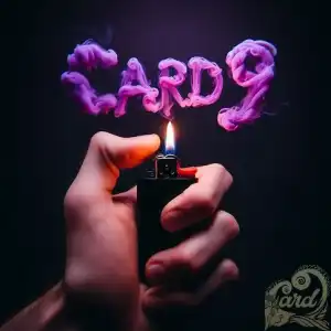 The purple smoke lighter