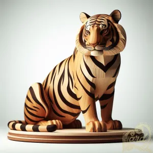 Tiger’s Roar in Wood