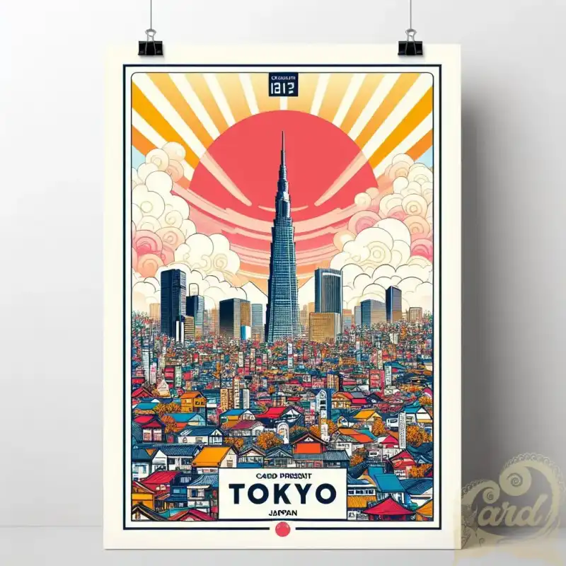 Tokyo view poster